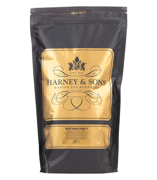 Harney & Sons Birthday Party Loose Tea – Fruity Herbal Blend, 1 lb Bag