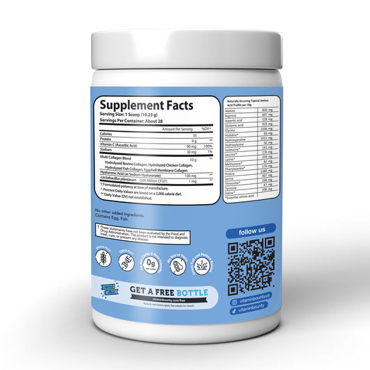 Multi Collagen Complex+ with Vitamin C, Hyaluronic Acid & Probiotics / 286 g