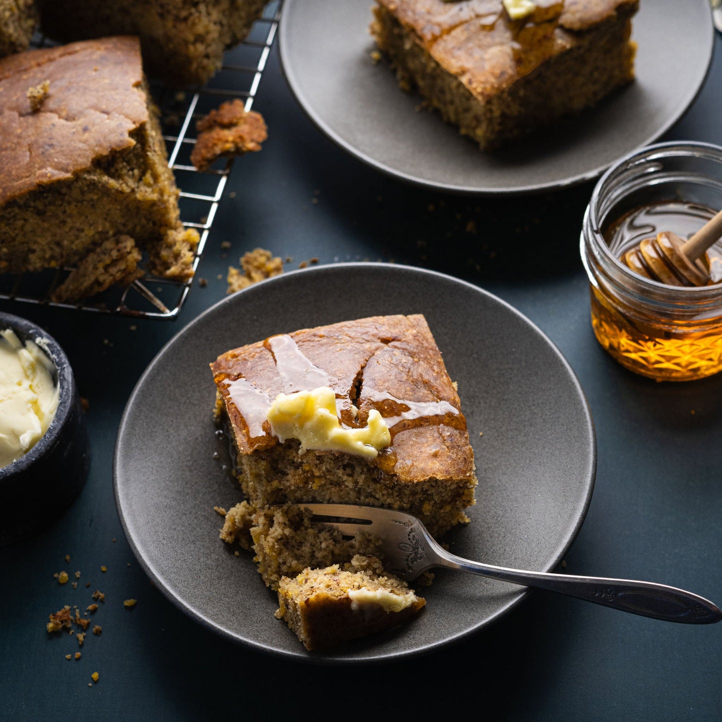 Food & Roots Southern Cornbread Mix – Organic Red Flint Corn (13oz)