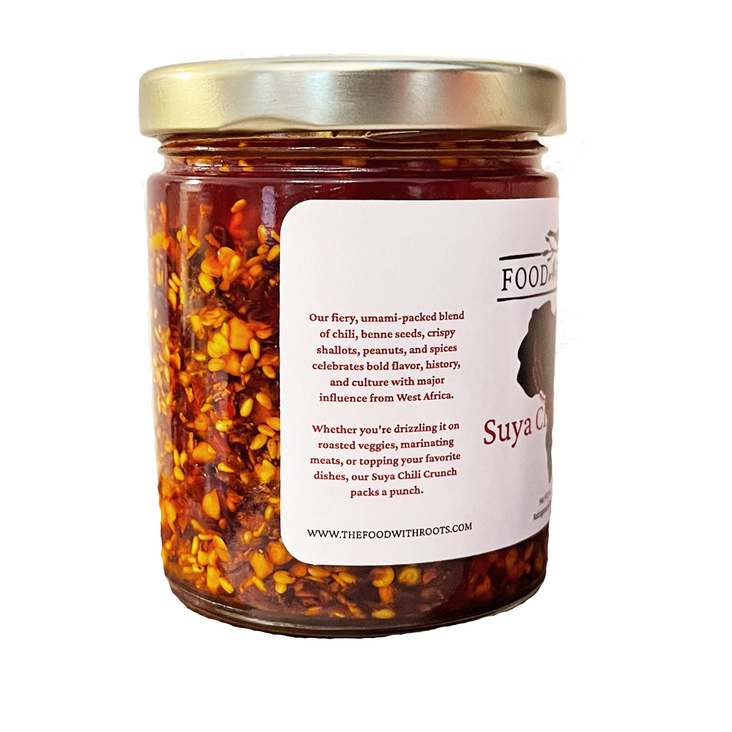 Suya Spiced Chili Crunch – West African Umami Heat (6oz, Contains Peanuts)