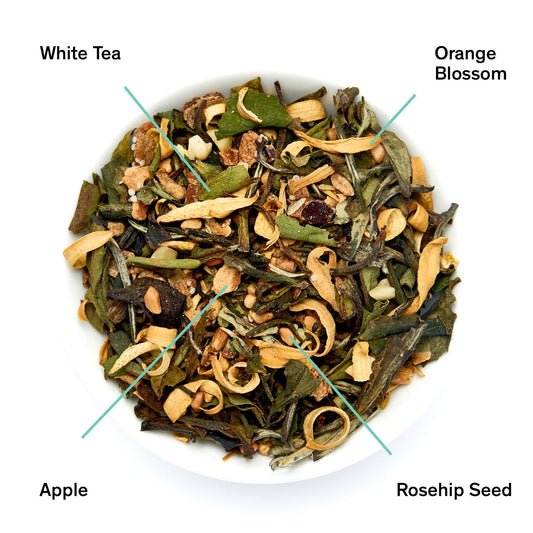 Know By Heart – Orange Blossom Almond White Tea Blend (50g | 1.76 oz | 15 Cups)