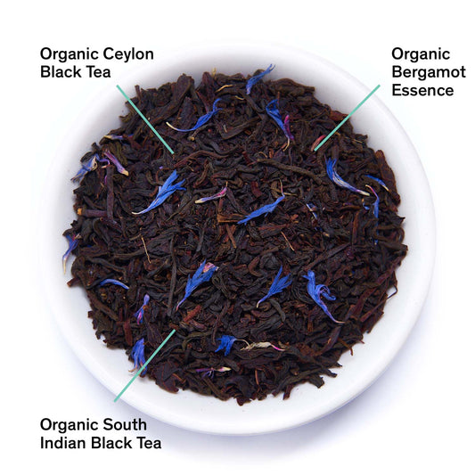 Organic Earl Grey Black Tea – 15 XL Plastic-Free Tea Bags