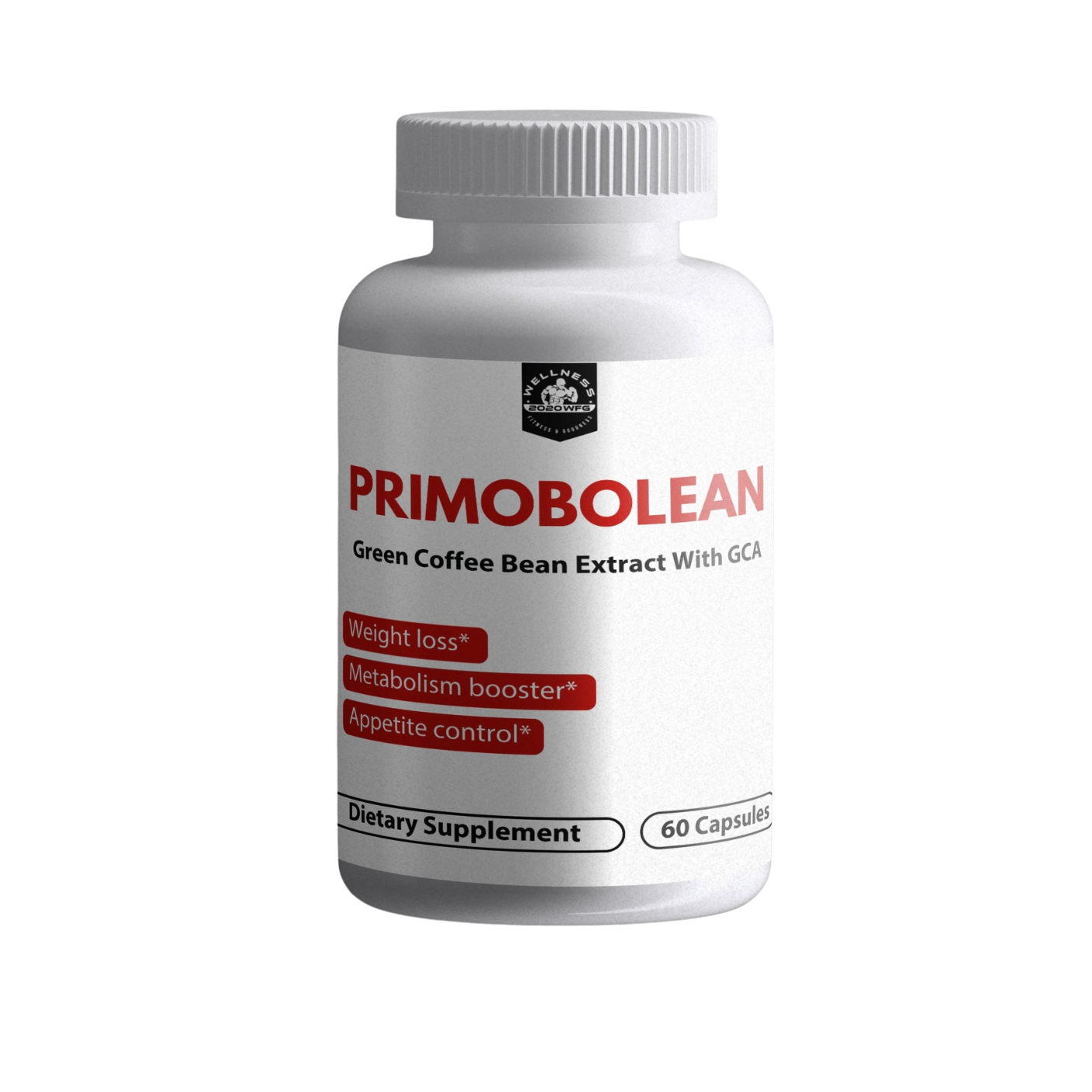 PRIMOBOLEAN: Metabolic Support | 60 Capsules – Green Coffee Bean & Natural Energy for Active Lifestyles