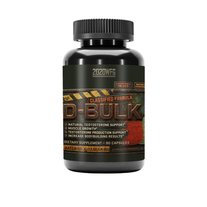 D-BULK: Anabolic Nutrient Partitioning Complex | 60 Servings – Magnesium, Horny Goat Weed & Natural Actives for Muscle Performance