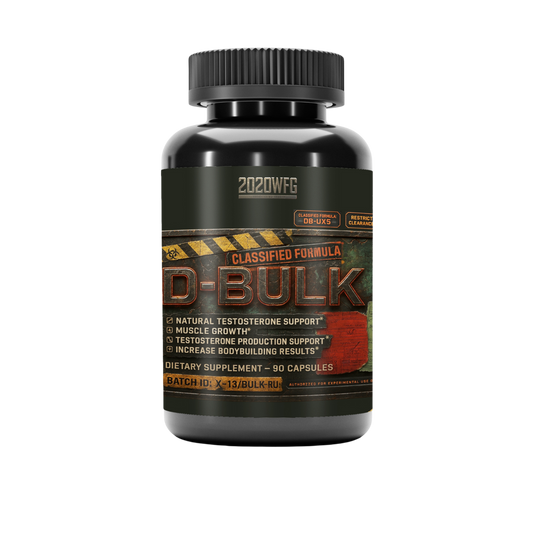 D-BULK: Anabolic Nutrient Partitioning Complex | 60 Servings – Magnesium, Horny Goat Weed & Natural Actives for Muscle Performance