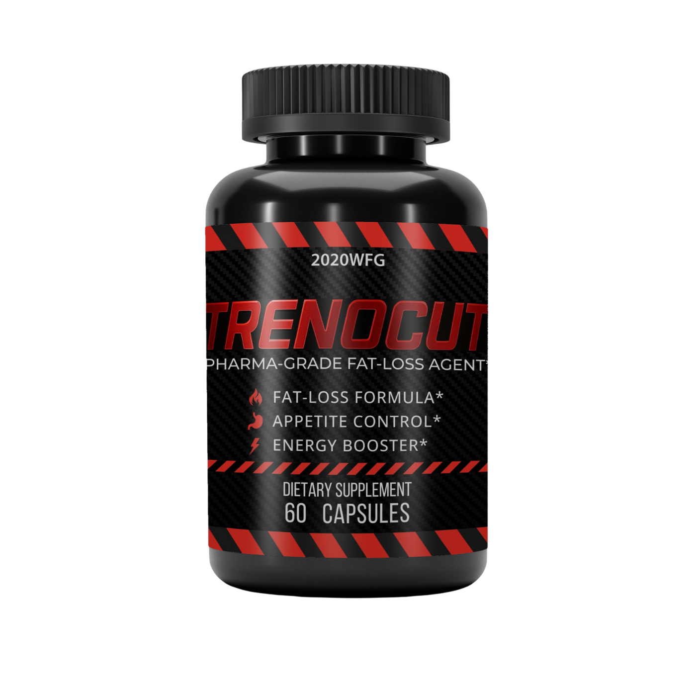 TRENOCUT: AM Fat Metabolism Activator | 60 Capsules – Clinically Studied Ingredients for Targeted Fat Loss