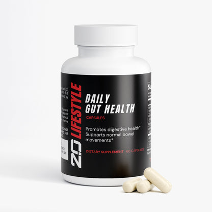 2D Lifestyle Daily Gut Health – Probiotic + Prebiotic Formula (60 Capsules)