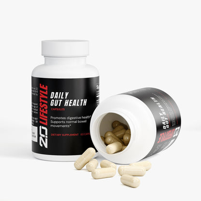 2D Lifestyle Daily Gut Health – Probiotic + Prebiotic Formula (60 Capsules)