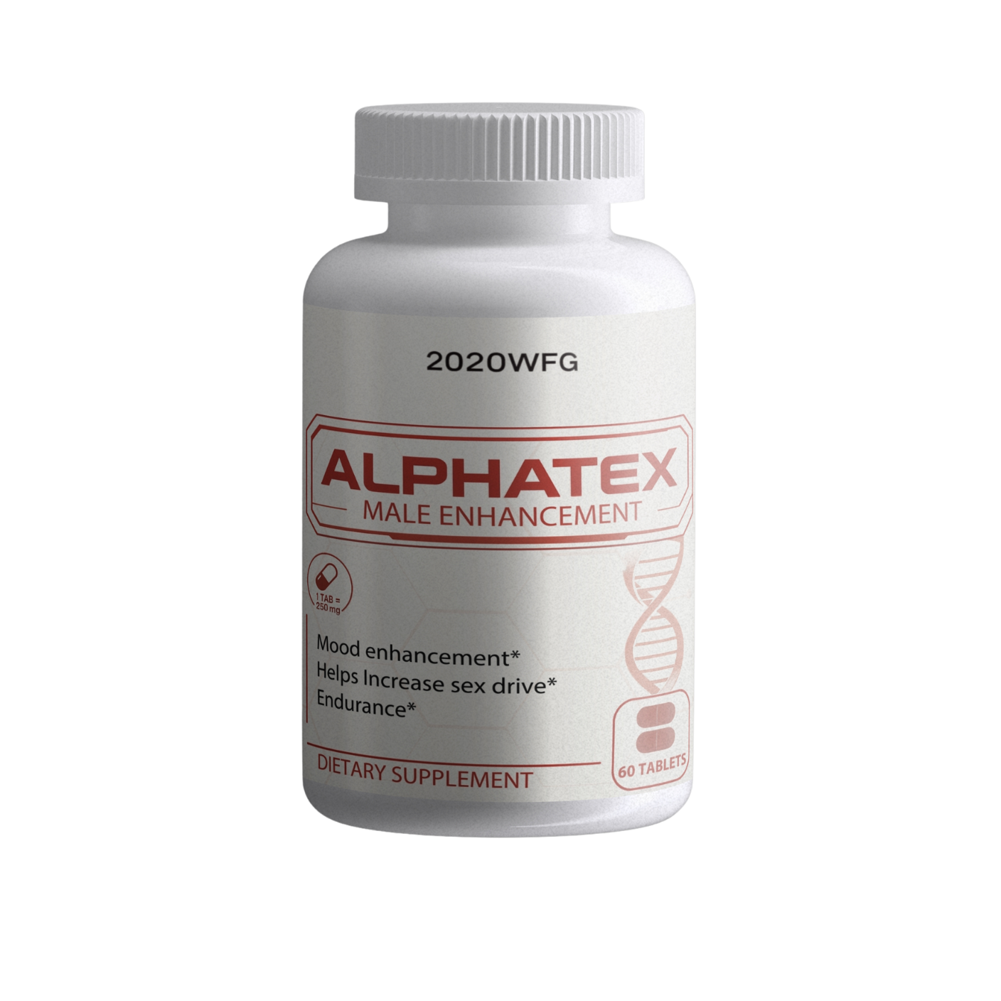 ALPHATEX: Hardcore Testosterone Support | Muscle Growth Drive Tablets for Men (60 Count)