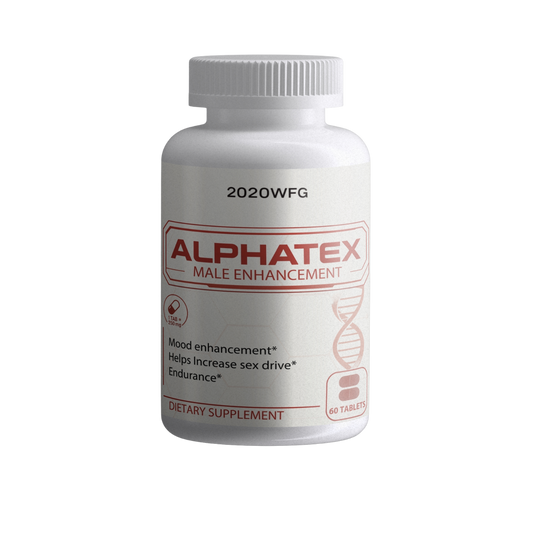ALPHATEX: Hardcore Testosterone Support | Muscle Growth Drive Tablets for Men (60 Count)