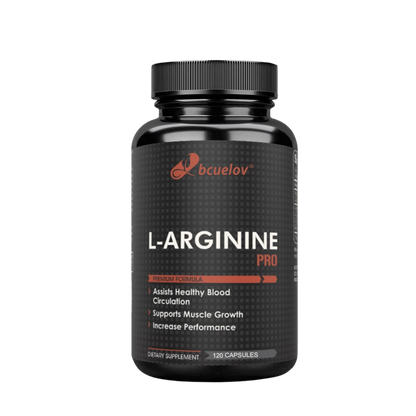 Energy Booster Capsules – Nitric Oxide + L-Citrulline for Strength, Endurance & Muscle Mass – Pre-Workout Support – 120 Capsules