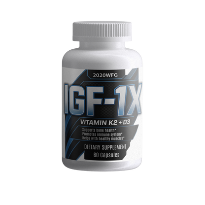 IGF‑1X: Bone-Density Dominator | D3 + K2 Formula for Strength, Immunity & Muscle Integrity