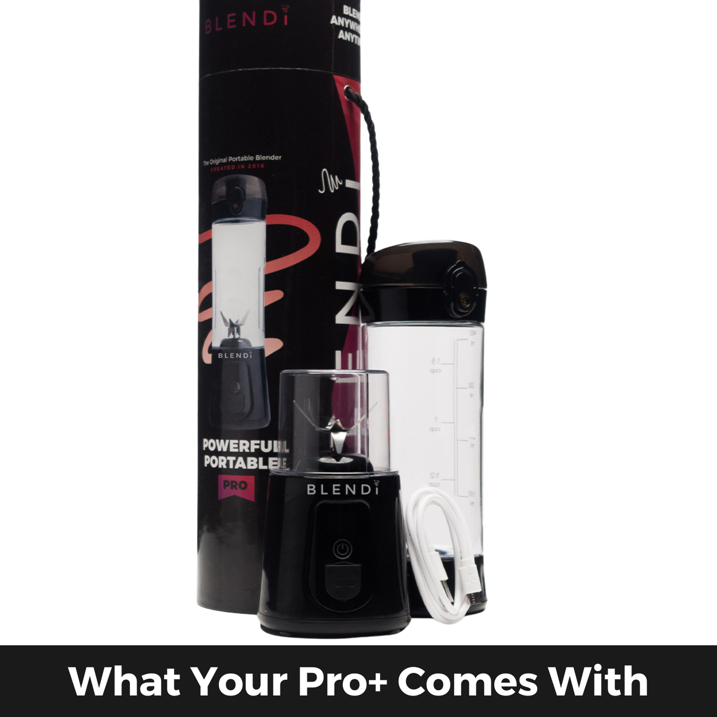 Pro+ Ice Crushing Portable Blender (17oz)