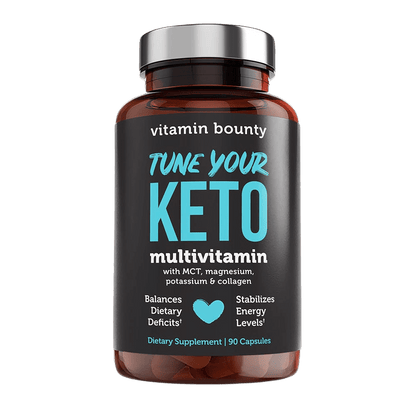 Tune Your Keto / Multivitamin with MCT, Magnesium, Potassium & Collagen (90 Capsules)