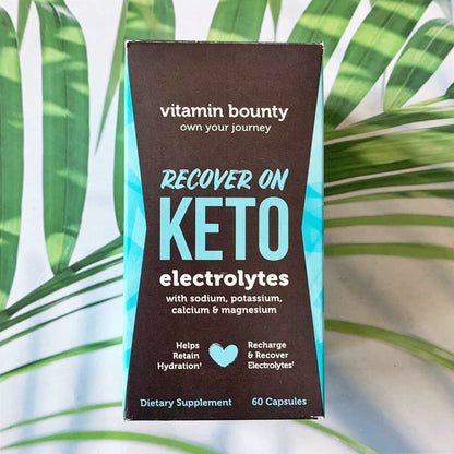 Recover On Keto / Electrolyte Capsules with Sodium, Potassium, Calcium & Magnesium (60 Caps)