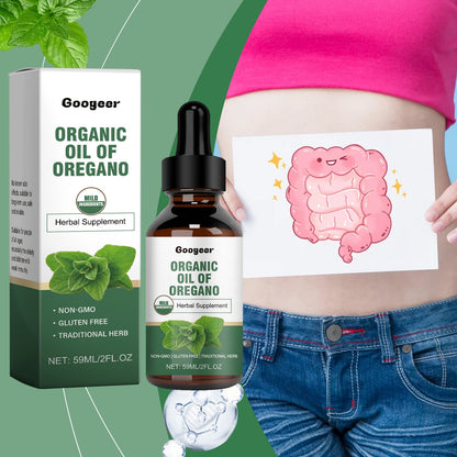 Organic Oregano Oil 59ml – Herbal Supplement, Non-GMO & Gluten Free | Traditional Herbal Support