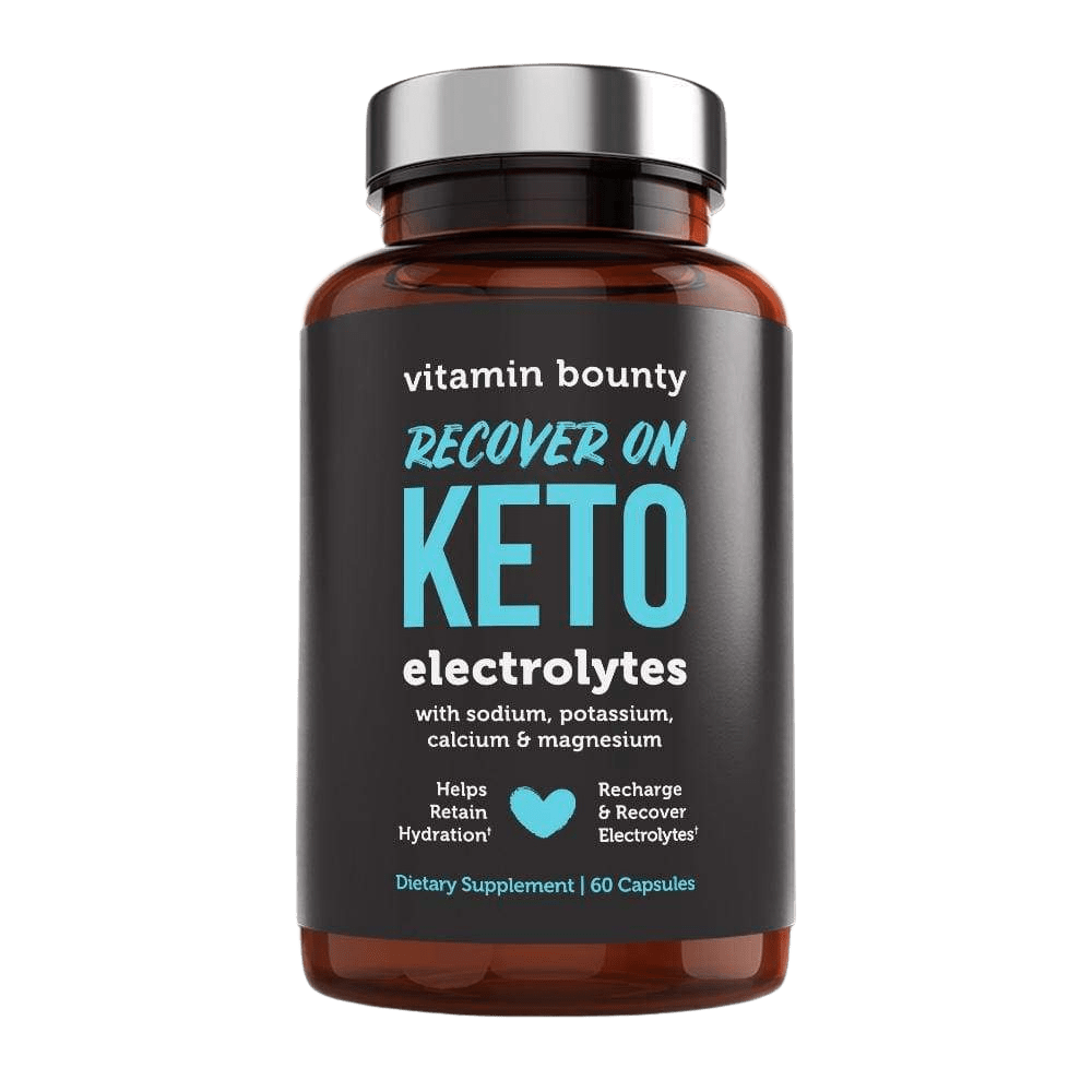 Recover On Keto / Electrolyte Capsules with Sodium, Potassium, Calcium & Magnesium (60 Caps)