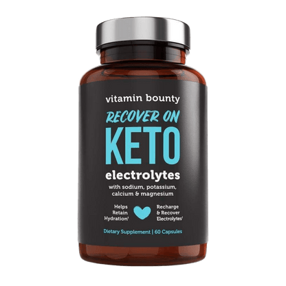 Recover On Keto / Electrolyte Capsules with Sodium, Potassium, Calcium & Magnesium (60 Caps)