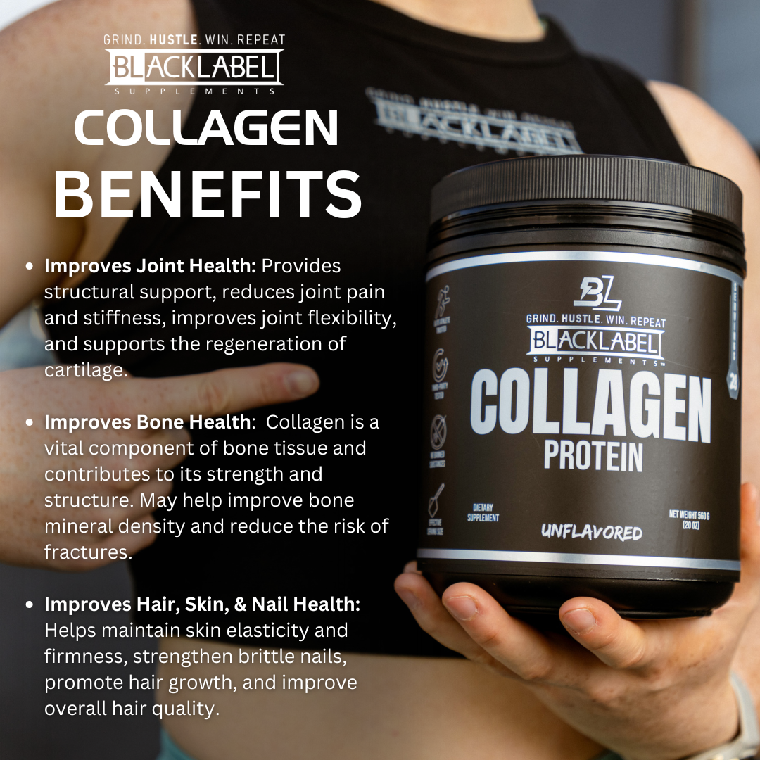 COLLAGEN Protein Powder – Joint, Bone & Skin Support | Black Label