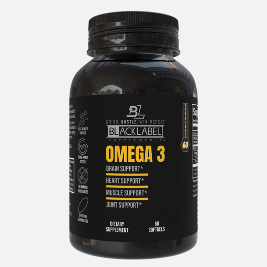 Black Label Omega-3 Fish Oil – EPA & DHA for Heart, Brain & Recovery
