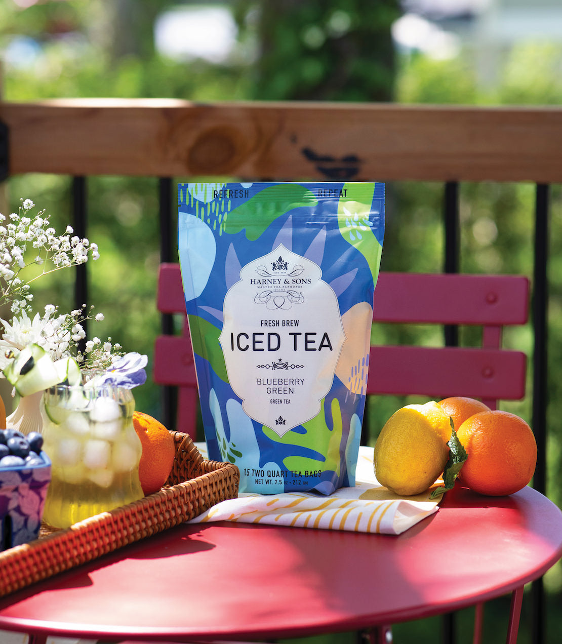 Blueberry Green Fresh Brew Iced Tea – 15 Two-Quart Bags (212 g)