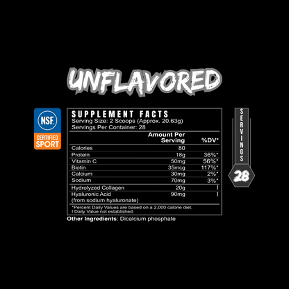 COLLAGEN Protein Powder – Joint, Bone & Skin Support | Black Label