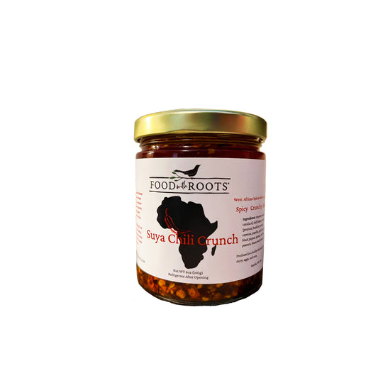 Suya Spiced Chili Crunch – West African Umami Heat (6oz, Contains Peanuts)