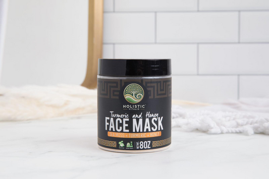 Turmeric & Honey Face Mask / Brightening, Anti-Inflammatory & Dark Spot Support (8 oz)