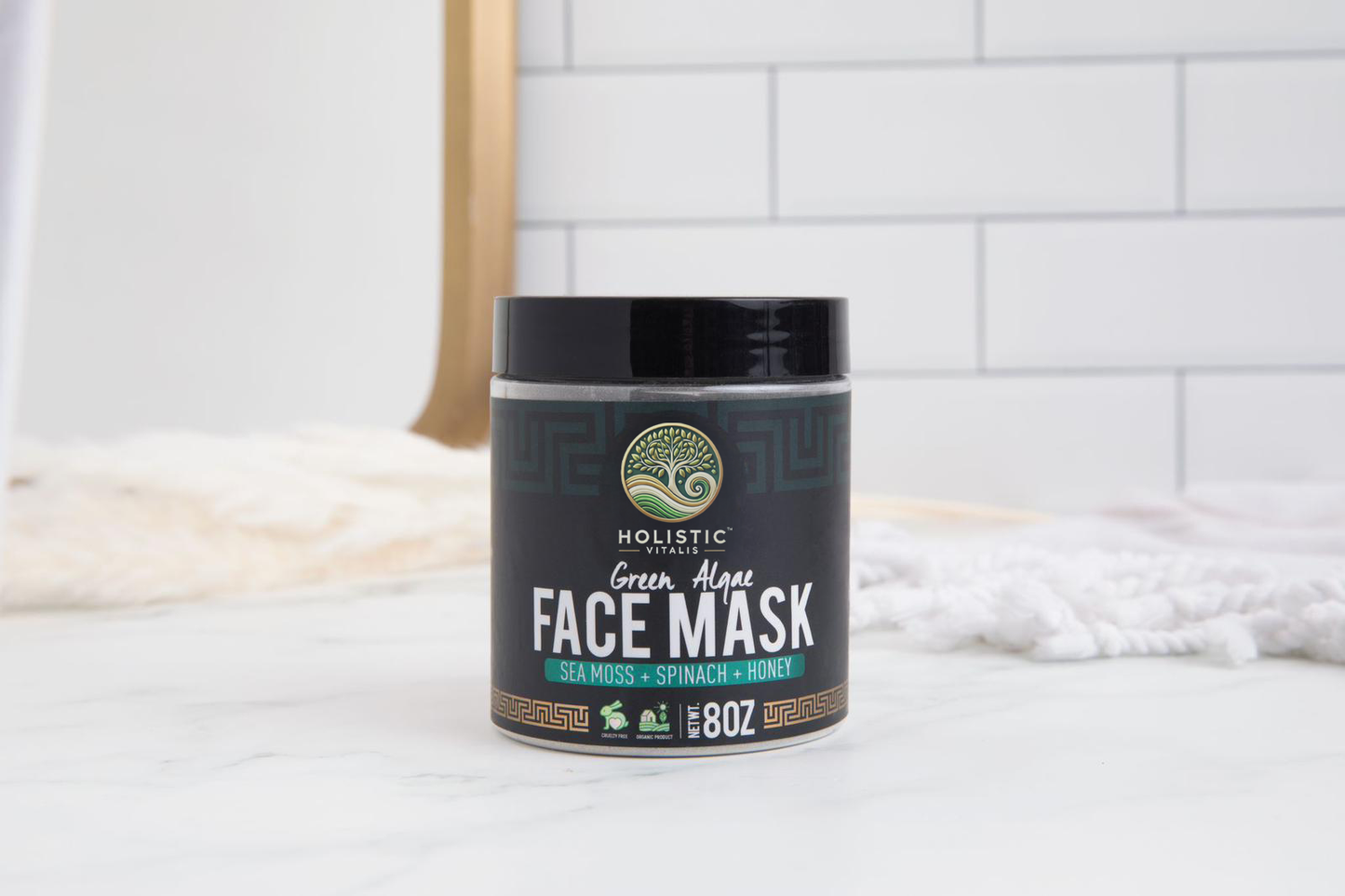 Turmeric & Honey Face Mask / Brightening, Anti-Inflammatory & Dark Spot Support (8 oz)