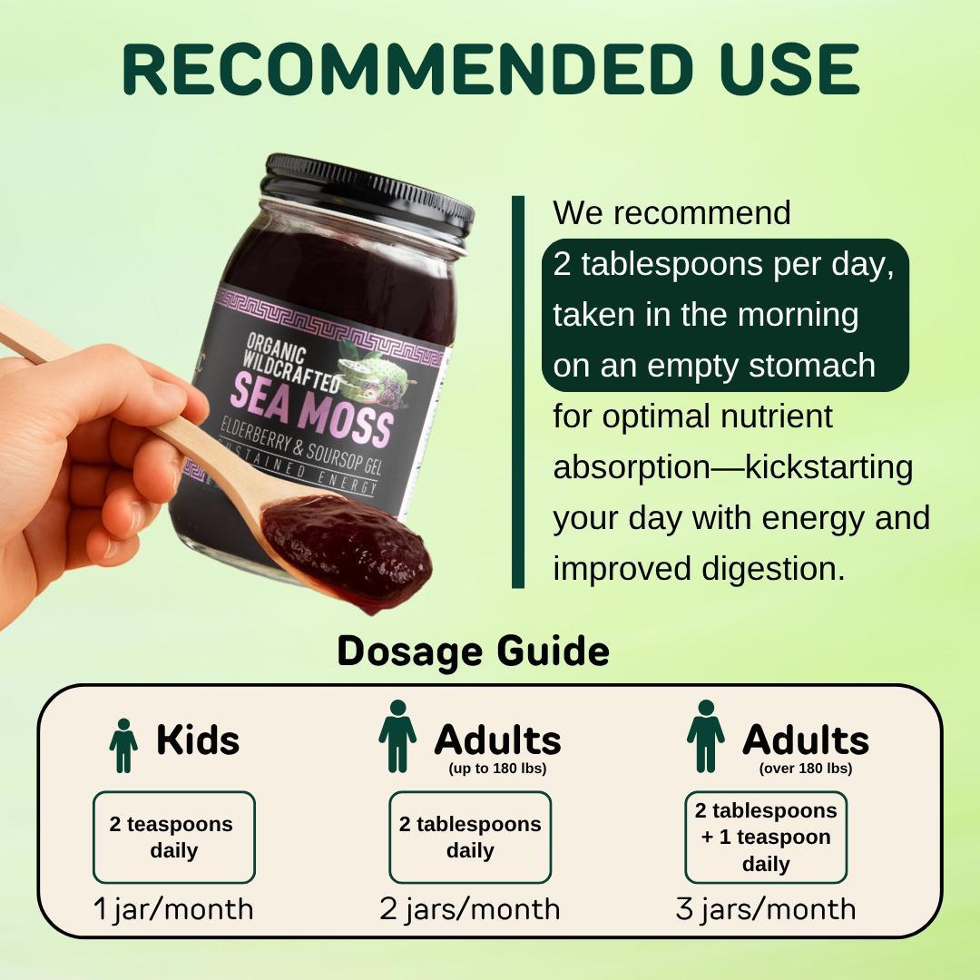 Strawberry Banana Sea Moss Gel / Organic Wildcrafted Oasis Blend (Fresh, Ready-to-Use)