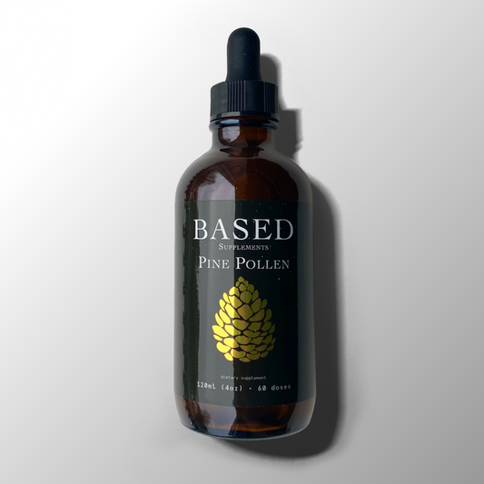 Pine Pollen Liquid Drops – Wild Harvested from Canada | 120ml (4 fl oz)