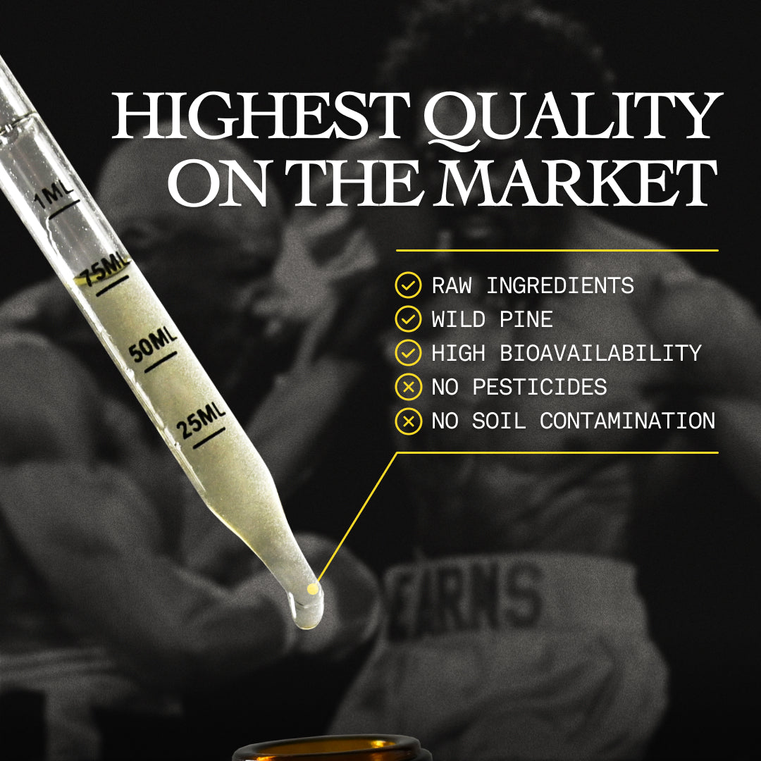 Pine Pollen Liquid Drops – Wild Harvested from Canada | 120ml (4 fl oz)