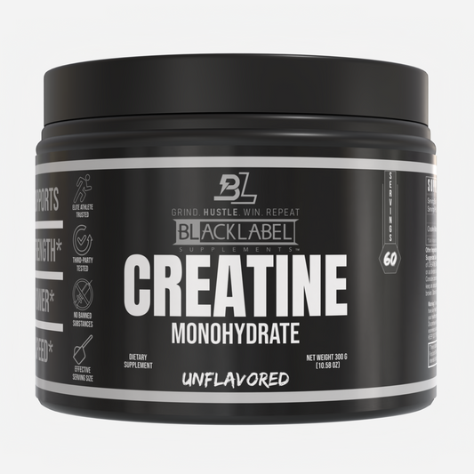PURE CREATINE – Creatine Monohydrate Powder | Black Label