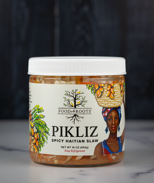 Food & Roots Pikliz – Spicy Haitian Slaw 16oz