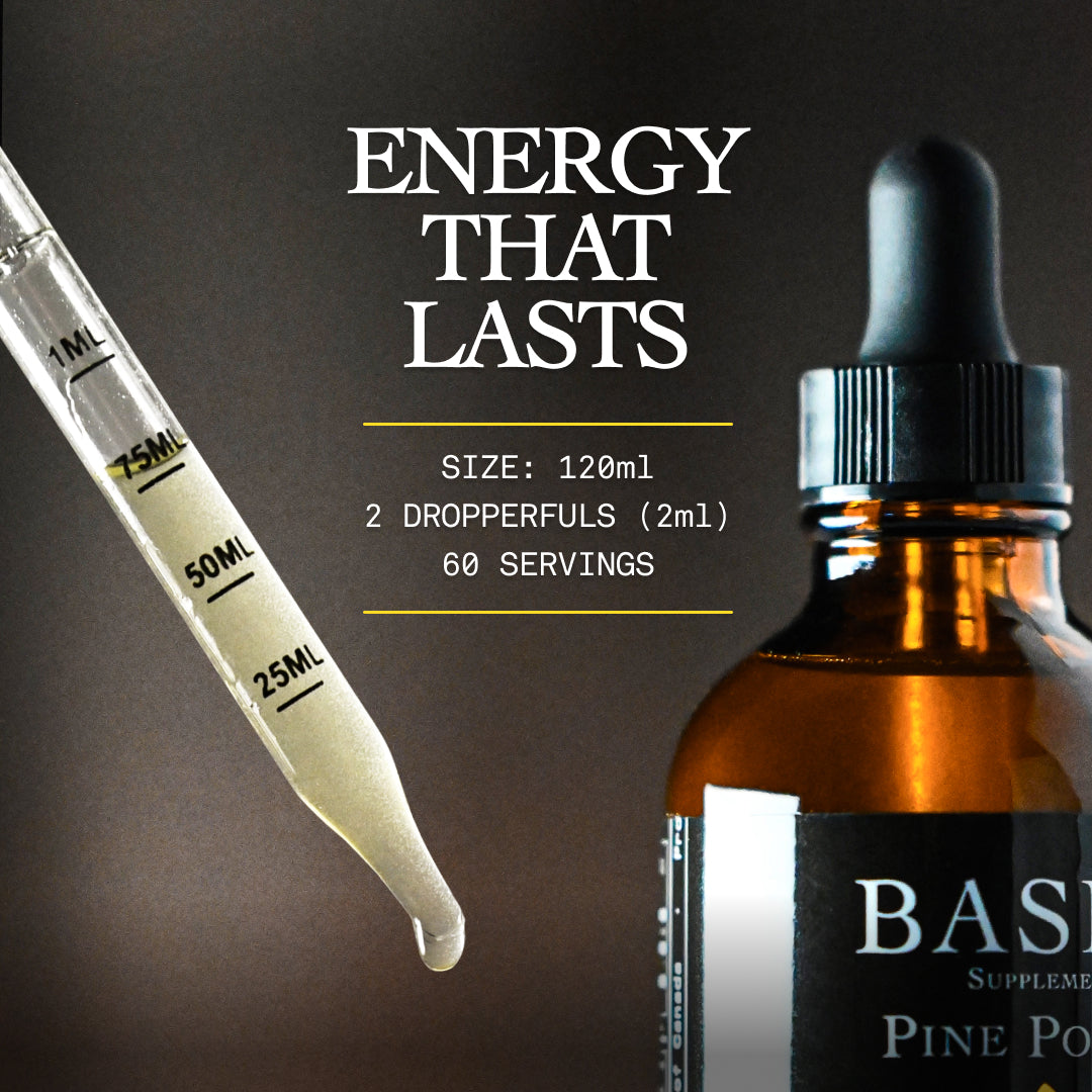 Pine Pollen Liquid Drops – Wild Harvested from Canada | 120ml (4 fl oz)