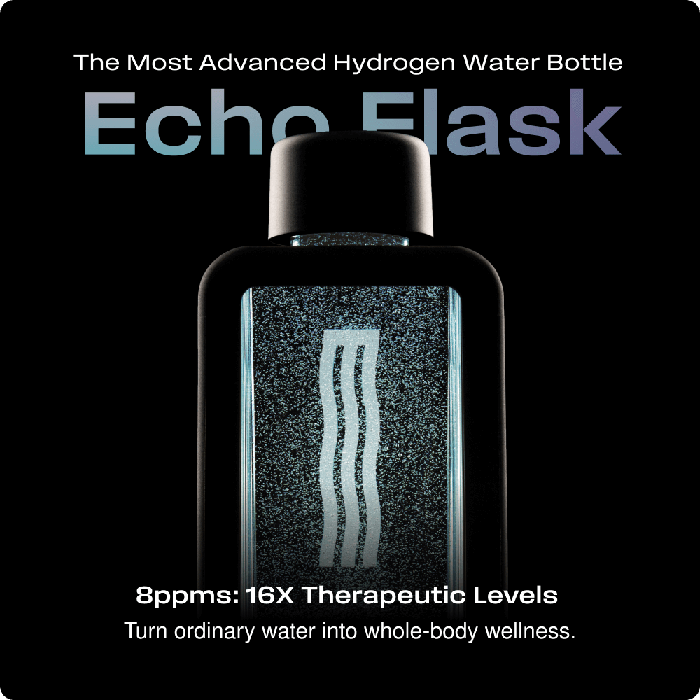 Echo Flask – Advanced Hydrogen Water Bottle (8 ppm | Smart Tracking)