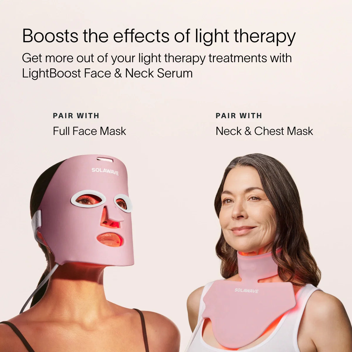Light Therapy Boosting Face & Neck Serum | 1 oz- 30 ml