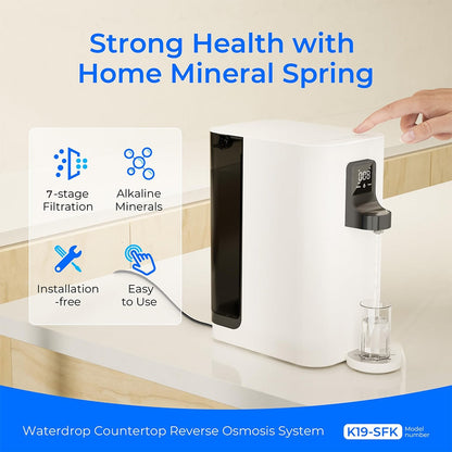 Countertop Alkaline Reverse Osmosis Water Filter System | pH+ Mineral Water