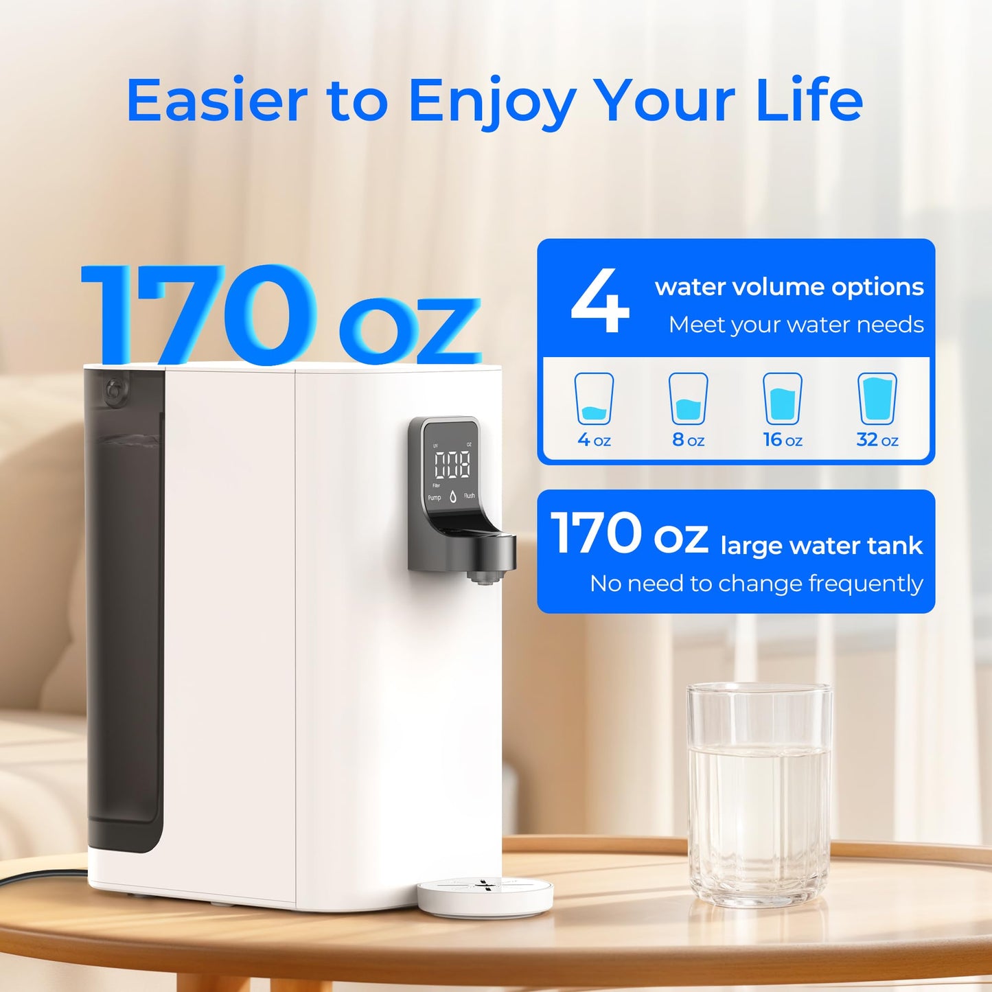 Countertop Alkaline Reverse Osmosis Water Filter System | pH+ Mineral Water
