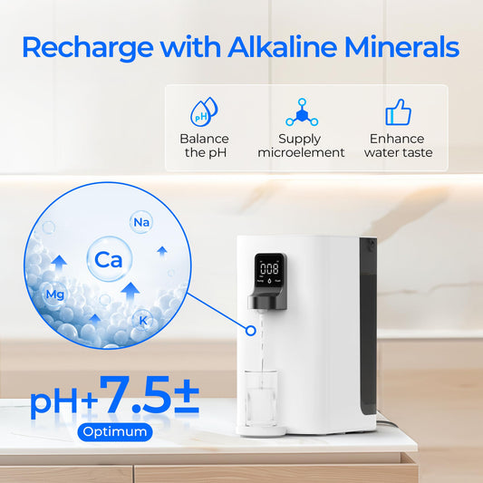 Countertop Alkaline Reverse Osmosis Water Filter System | pH+ Mineral Water