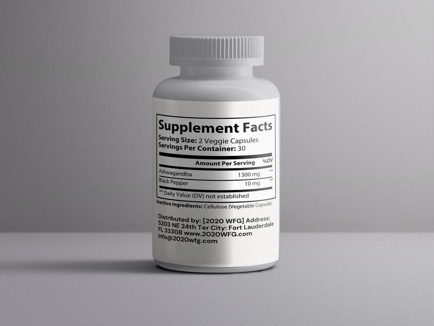 Calmora: Stress Relief Blend - Organic Ashwagandha & Black Pepper