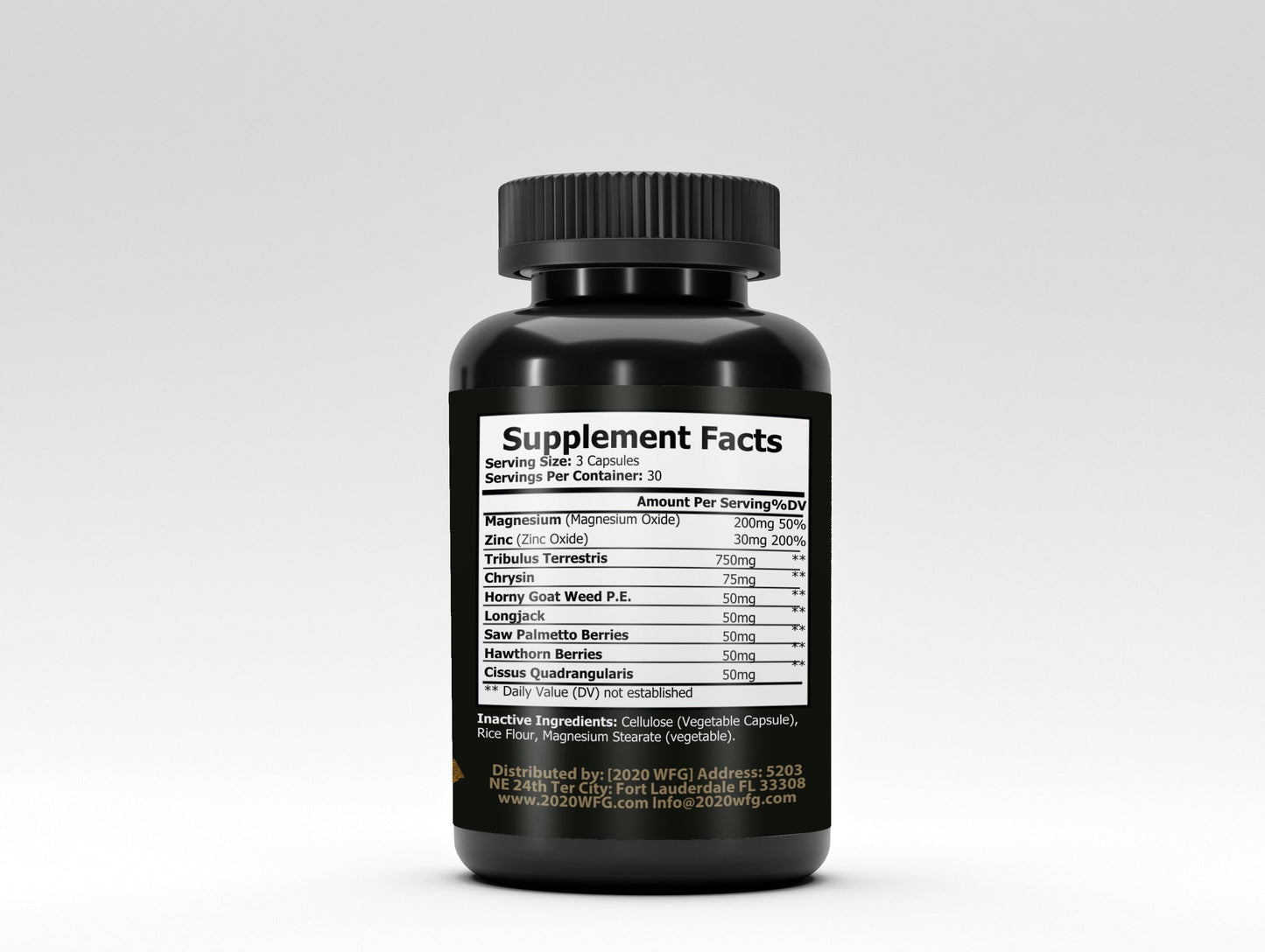 D-BULK: Anabolic Nutrient Partitioning Complex | 60 Servings – Magnesium, Horny Goat Weed & Natural Actives for Muscle Performance