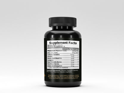 D-BULK: Anabolic Nutrient Partitioning Complex | 60 Servings – Magnesium, Horny Goat Weed & Natural Actives for Muscle Performance