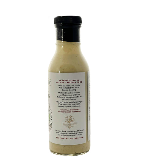 Food & Roots Caesar Dressing – Real Anchovies & Parmesan (12oz)