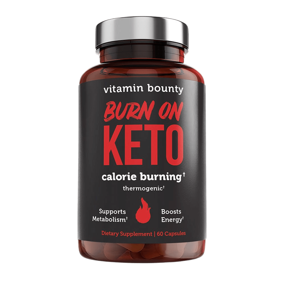 Burn On Keto /Thermogenic Fat Burner for Calorie Burning & Energy Boost (60 Capsules)