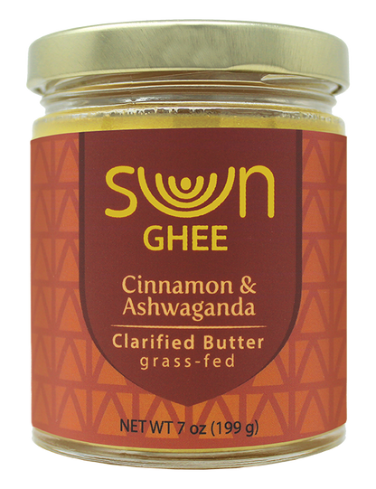 Sun Ghee Cinnamon & Ashwagandha Clarified Butter – 7oz