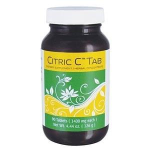 Citric C Tab | Chewable Vitamin C + Rose Hips by Sunrider | 90/1400mg Tabs