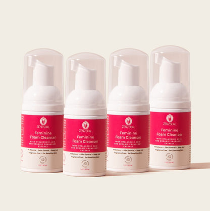 Feminine Foam Cleanser / pH Balanced, Odor Control & Sensitive Skin Safe (100 mL)