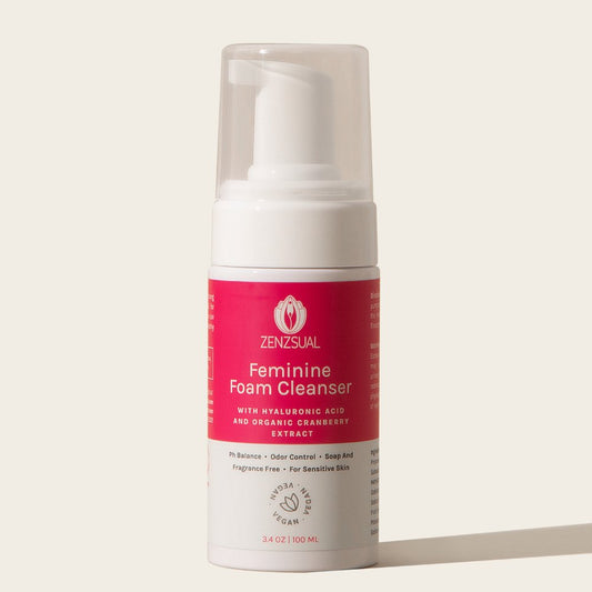 Feminine Foam Cleanser / pH Balanced, Odor Control & Sensitive Skin Safe (100 mL)