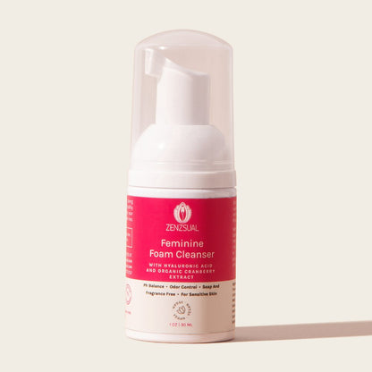 Feminine Foam Cleanser / pH Balanced, Odor Control & Sensitive Skin Safe (100 mL)